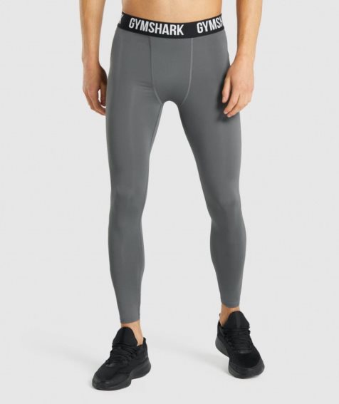 Legginsy Gymshark Element Baselayer Męskie Szare | PL 568WJB